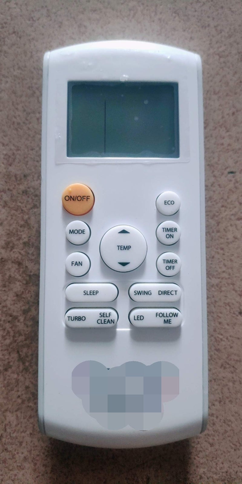 Longrun LR General Replacement Remote Control Fit for RG57A7/BGEF RG57A6/BGEFU1 CR166-RG57A6EU-6 RG57D/BGE RG57B/BGE for Midea MrCool Pioneer Air Conditioner - Image 1